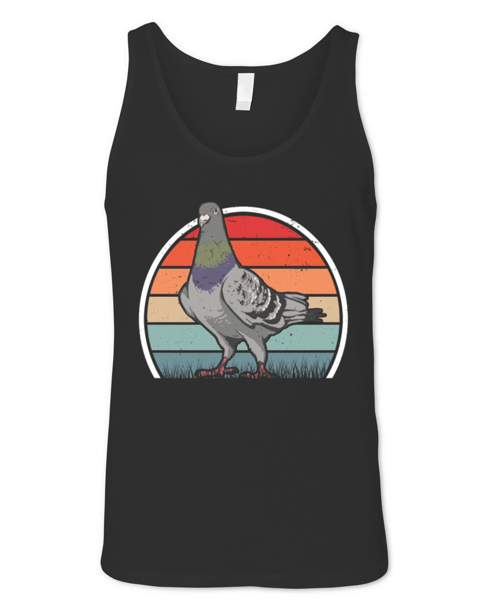 Pigeon Retro Fanciers Vintage Unisex Jersey Tank