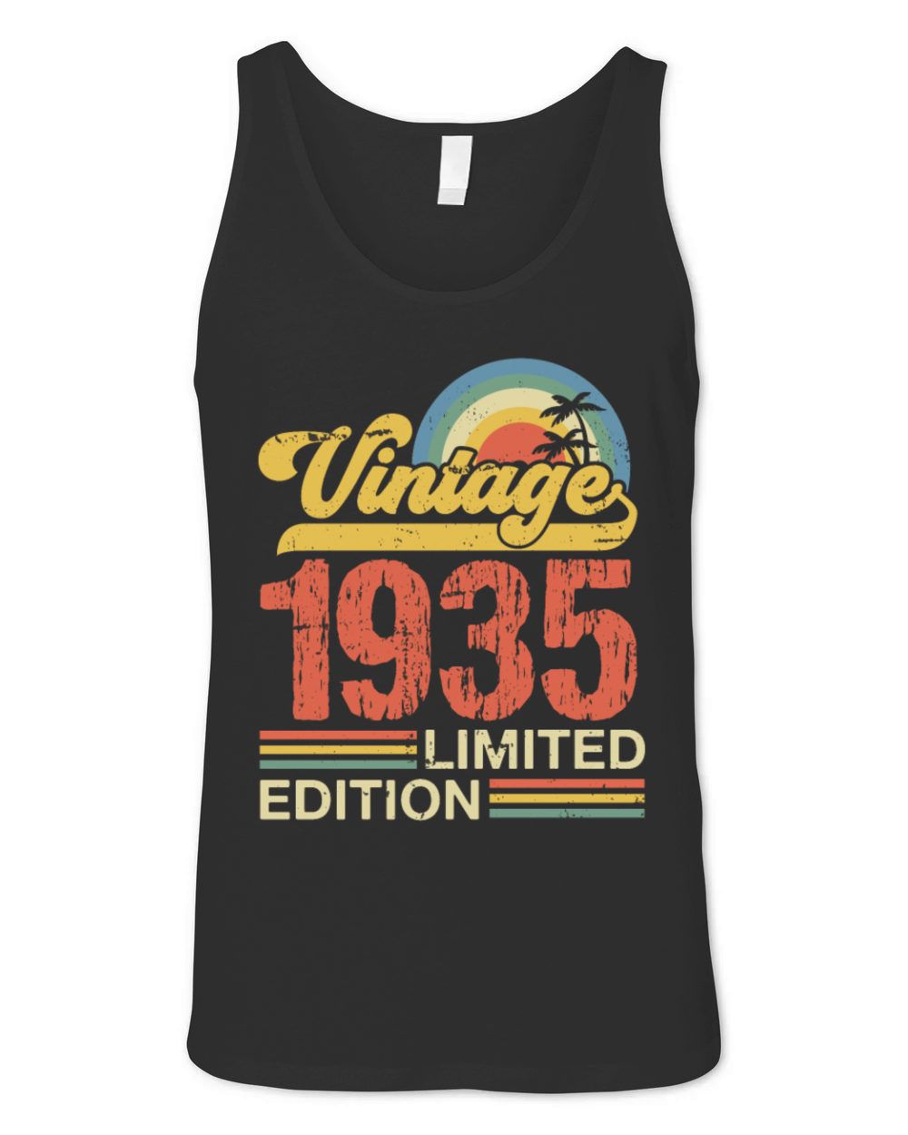 Retro Vintage 1935 Limited Edition Unisex Jersey Tank