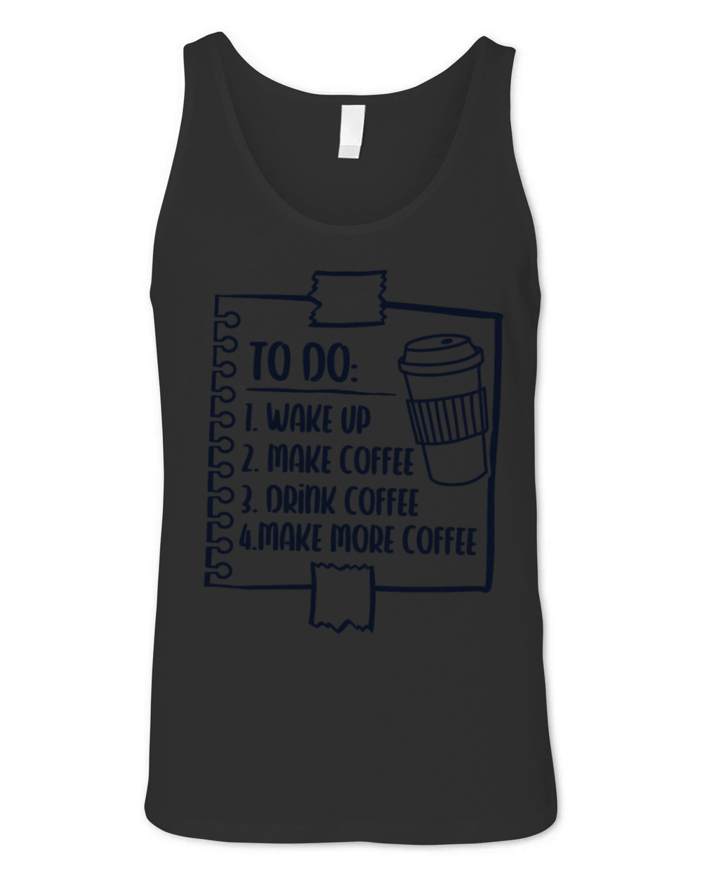 To Do List Barista Queen Latte Art Coffee Lover Unisex Jersey Tank