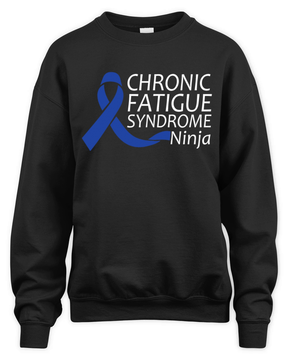 Chronic Fatigue Syndrome Ninja Unisex Premium Crewneck Sweatshirt