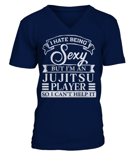 Vintage Ju Jitsu Design With A Funny Quote V-Neck T-shirt