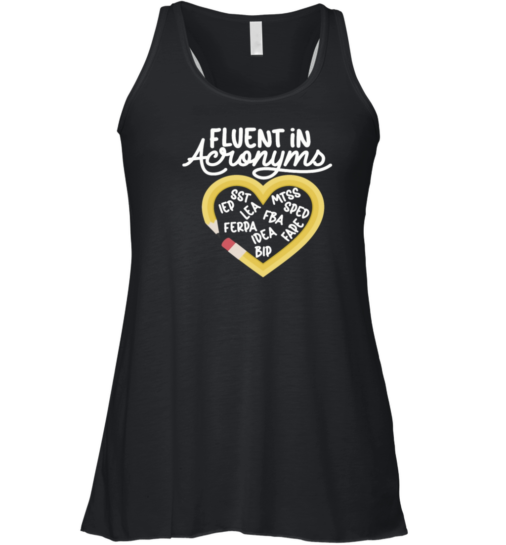 Fluent In Acronyms Women's Flowy Tank Top
