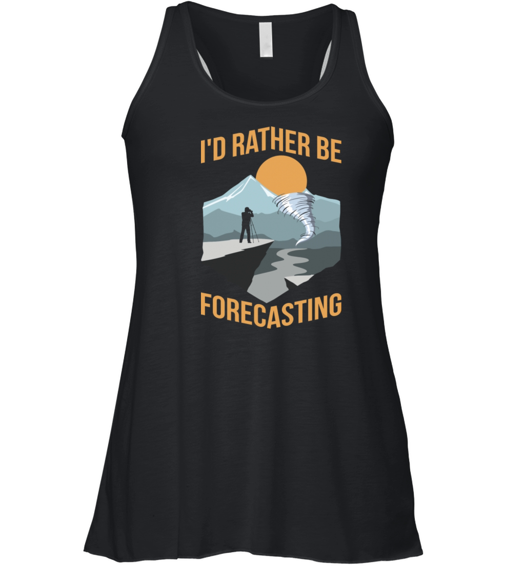 Storm Chasing Quote For A Storm Hunter Women's Flowy Tank Top