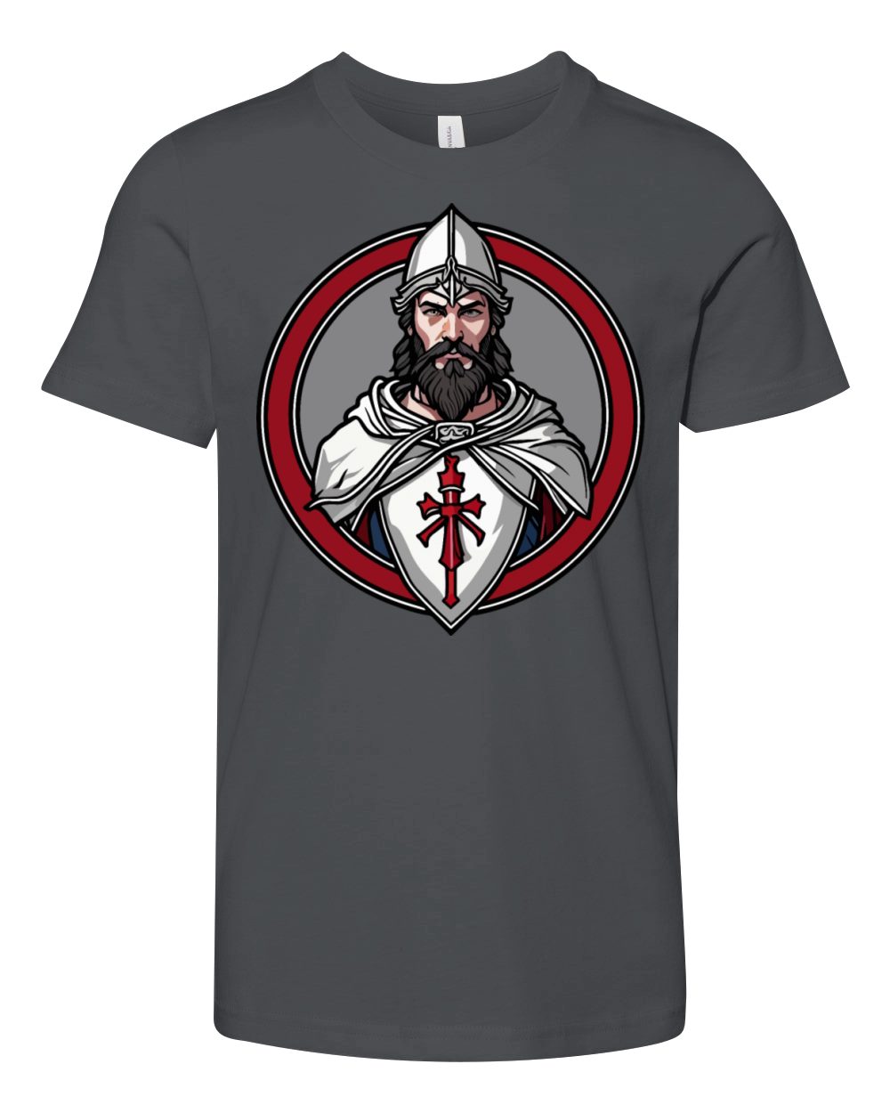 Cool Templar Knight Youth Unisex Jersey Tee