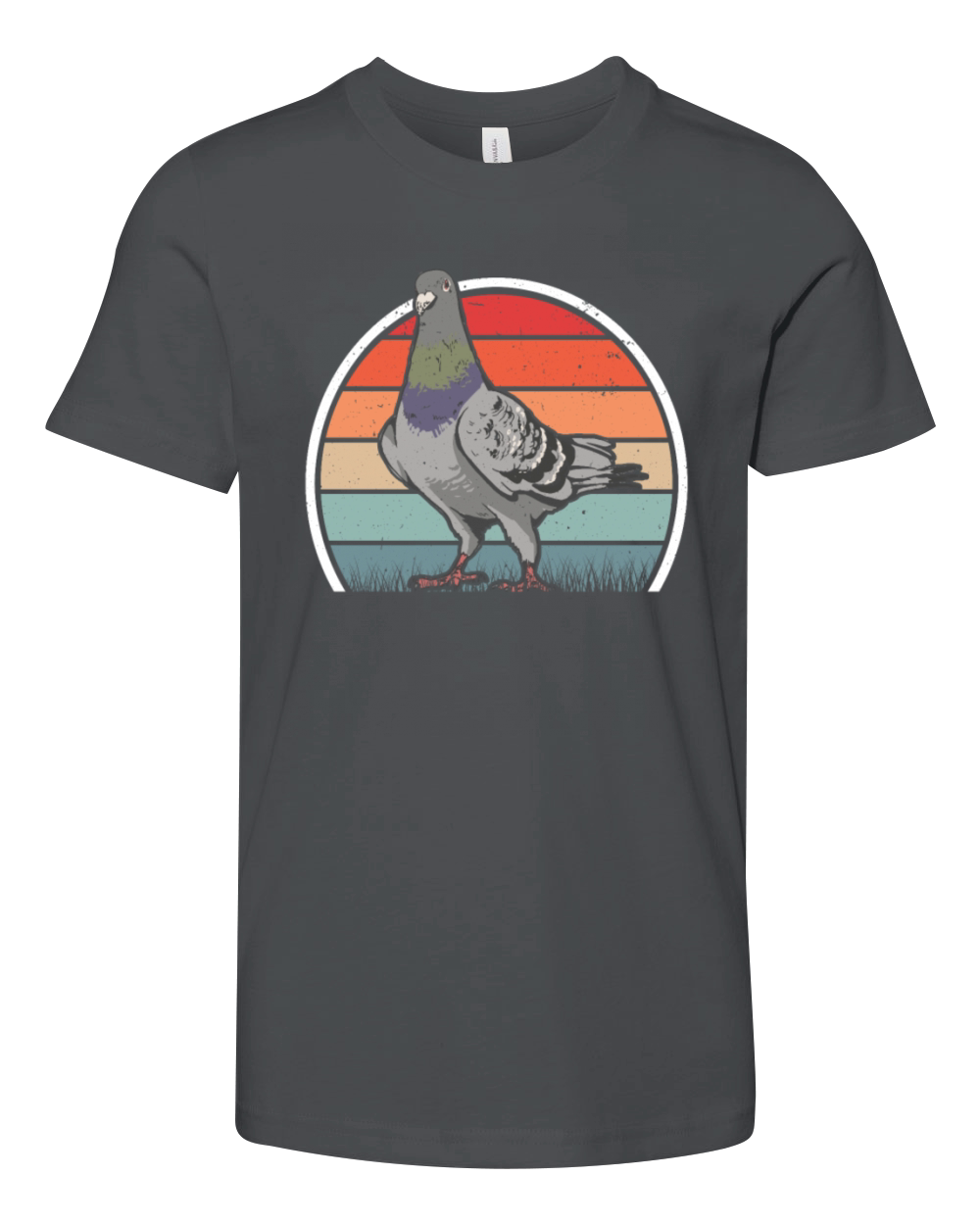 Pigeon Retro Fanciers Vintage Youth Unisex Jersey Tee