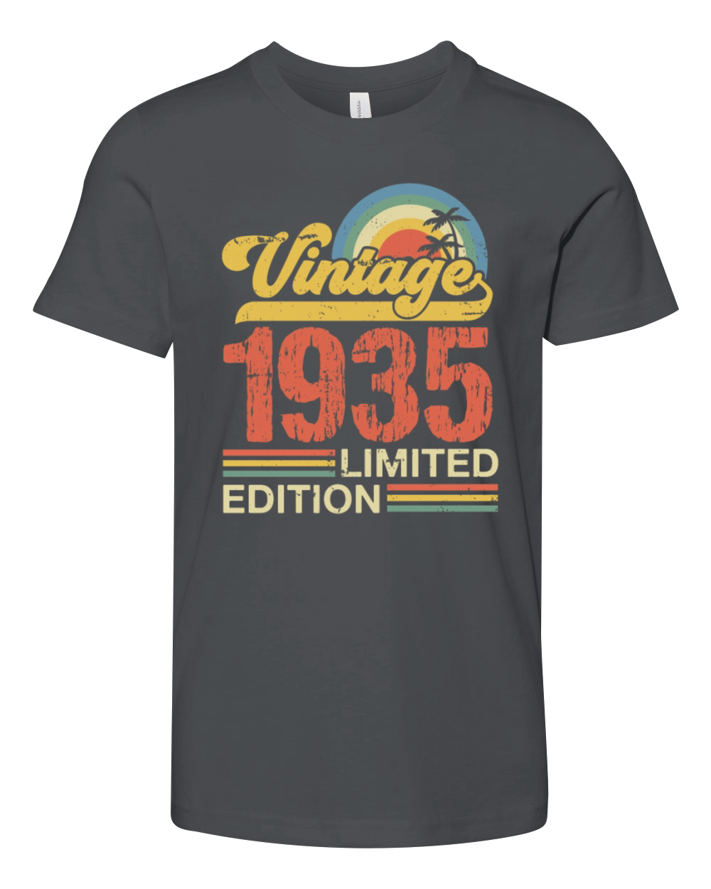 Retro Vintage 1935 Limited Edition Youth Unisex Jersey Tee