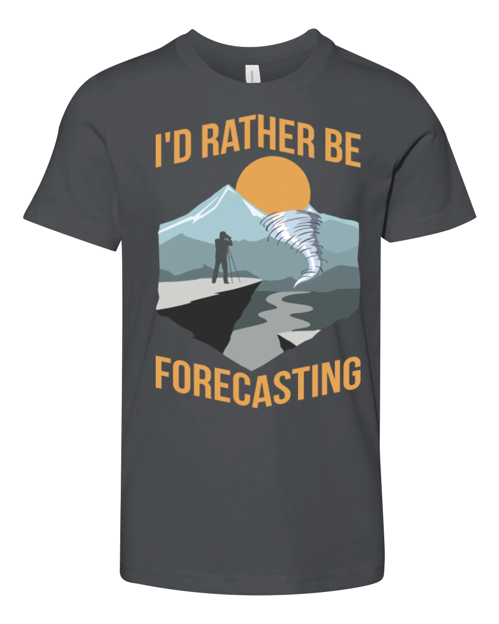 Storm Chasing Quote For A Storm Hunter Youth Unisex Jersey Tee