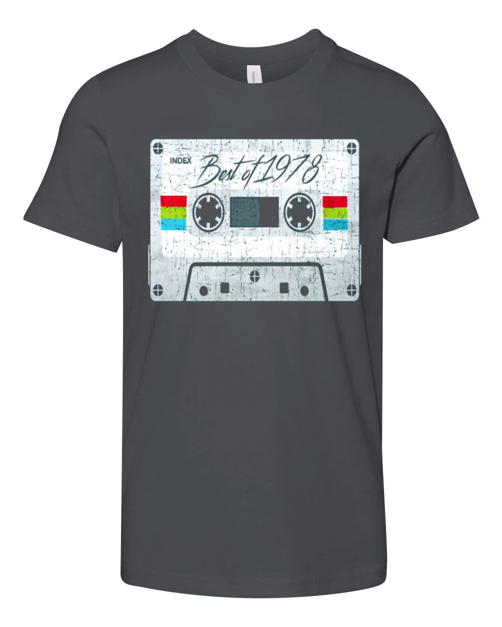 Vintage Best of 1978 70s mix tape cassette funny Youth Unisex Jersey Tee