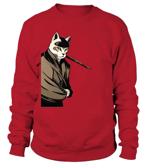 shinobi cat Sweatshirt Unisex