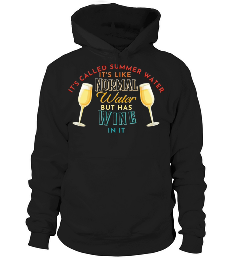 Summer Water Its Like Normal Water Vintage Hoodie Unisex