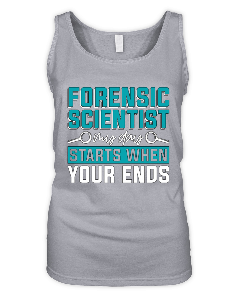 Forensic Scientist My Day Starts When Criminology Organic Women's Tank Top