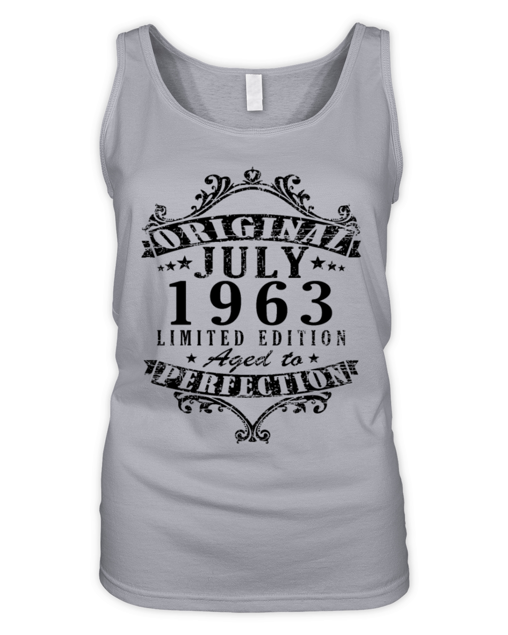 July 1963 vintage birthday gift 60 years Organic Women's Tank Top