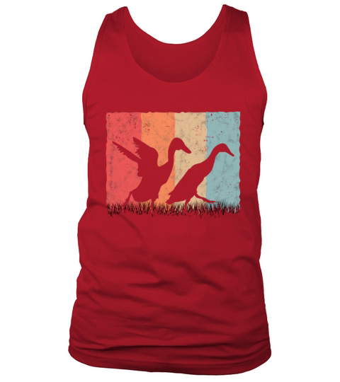 Indian Runner Duck Retro Bottle Vintage Tank Top Unisex