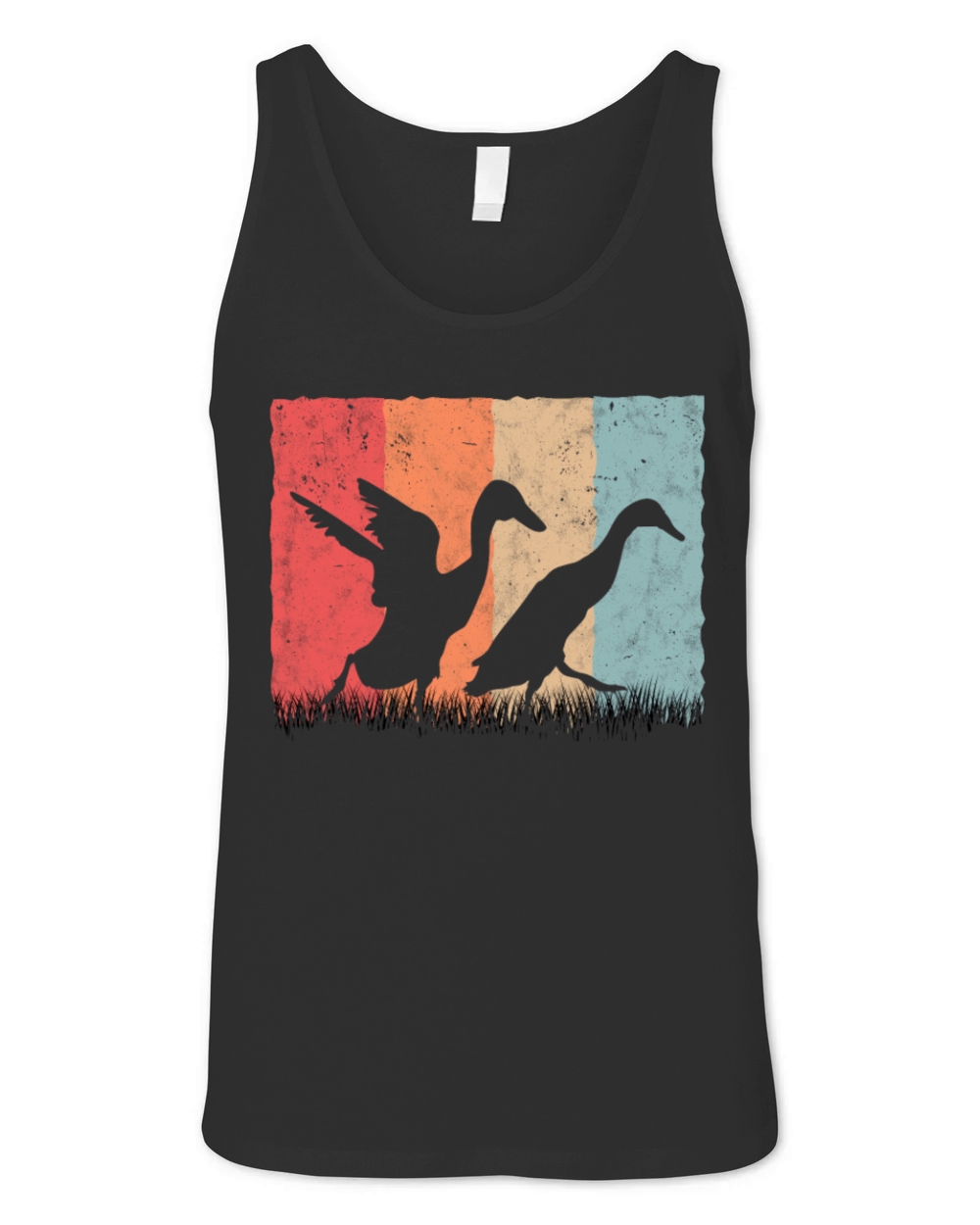 Indian Runner Duck Retro Bottle Vintage Unisex Jersey Tank