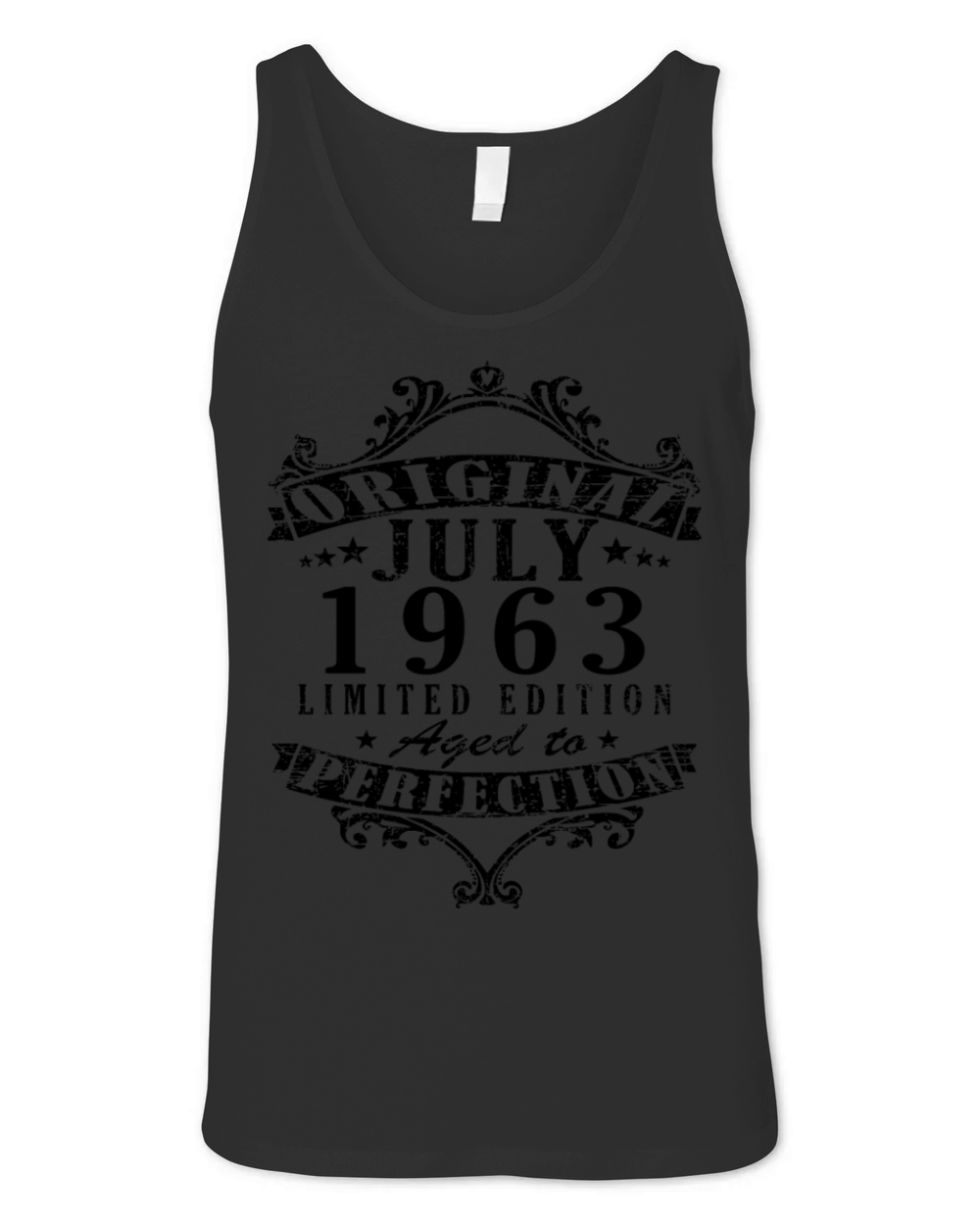 July 1963 vintage birthday gift 60 years Unisex Jersey Tank