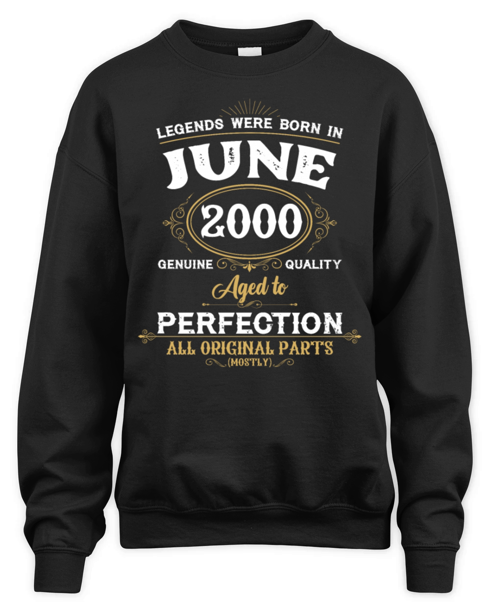 Legends Were Born In June 1987 Unisex Premium Crewneck Sweatshirt