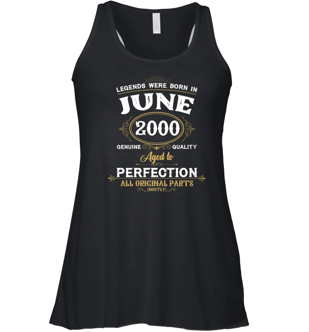 Legends Were Born In June 1987 Women's Flowy Tank Top