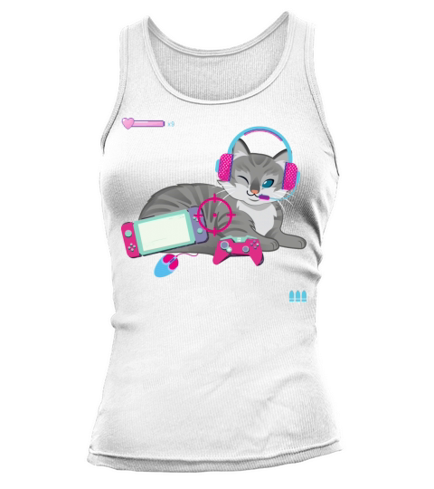 Easily Distracted By Cats And Video Games Tank top Woman