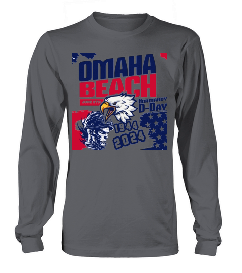 Omaha Beach June 6th Normandy D Day Long sleeved Unisex