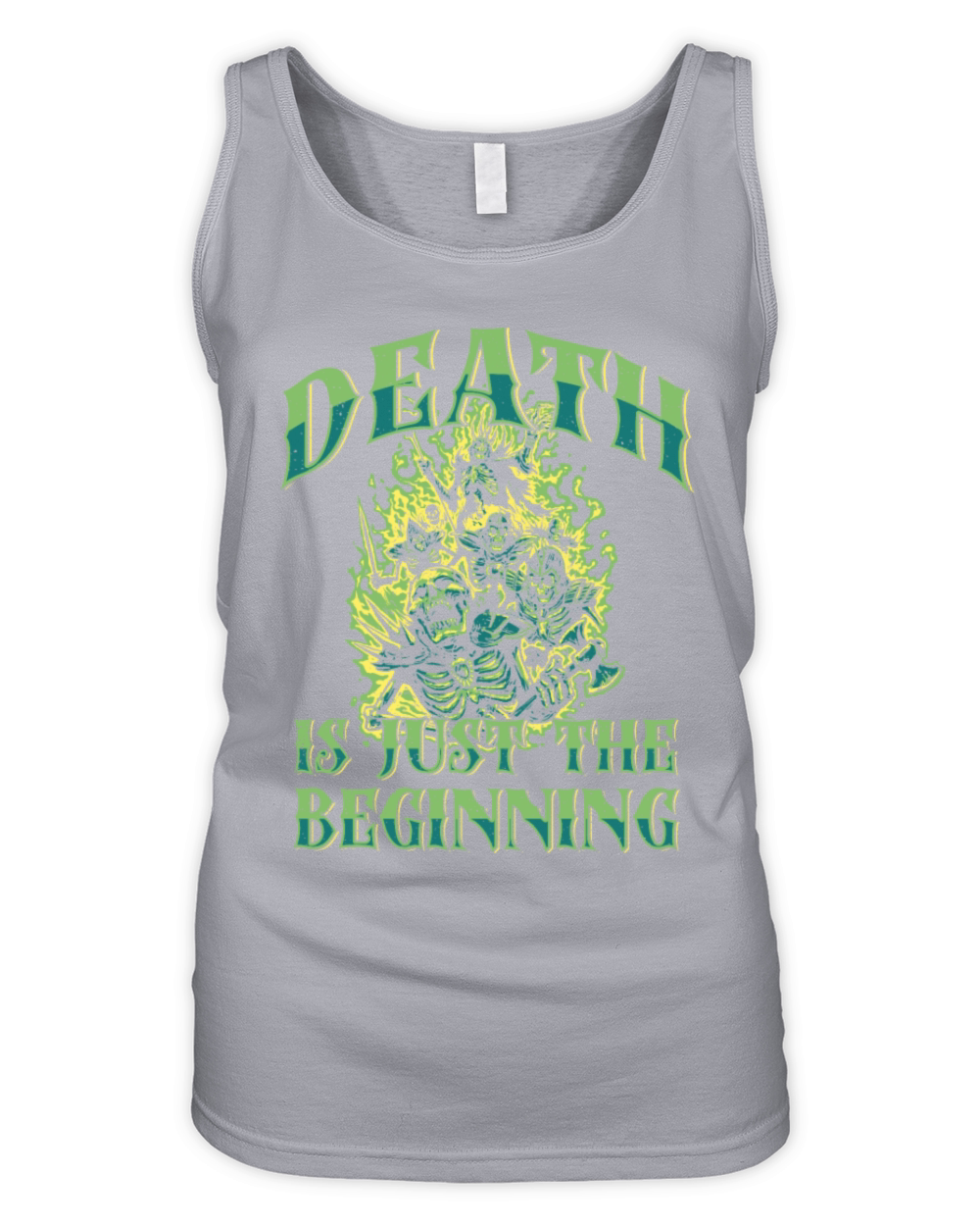 Necromancy Death Is Just The Beginning Necromancer Organic Women's Tank Top