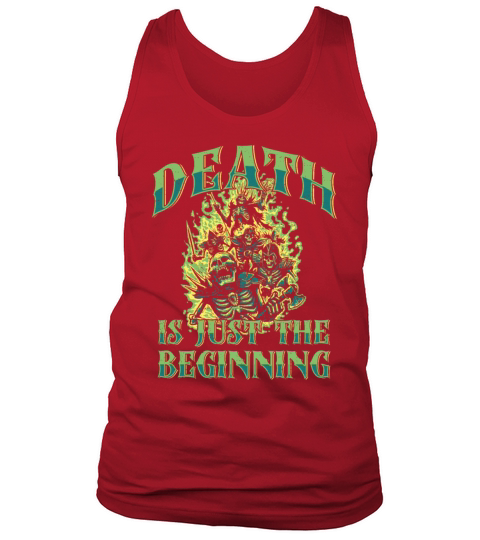 Necromancy Death Is Just The Beginning Necromancer Tank Top Unisex