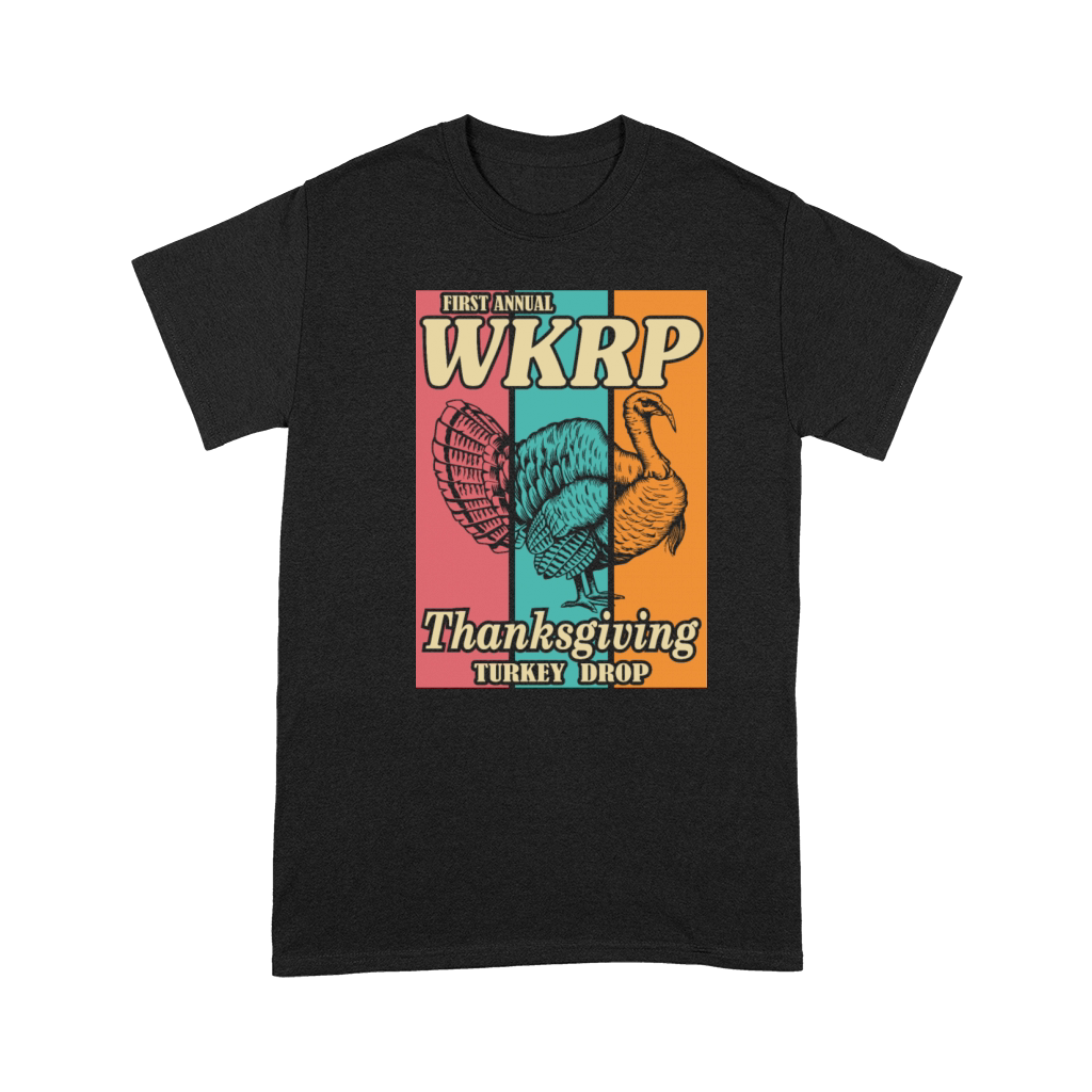 WKRP Turkey Drop Vintage Thanksgiving Cincinnati Premium T-shirt