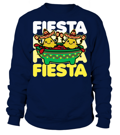 Let s Fiesta Kawaii Chips Salsa Sweatshirt Unisex