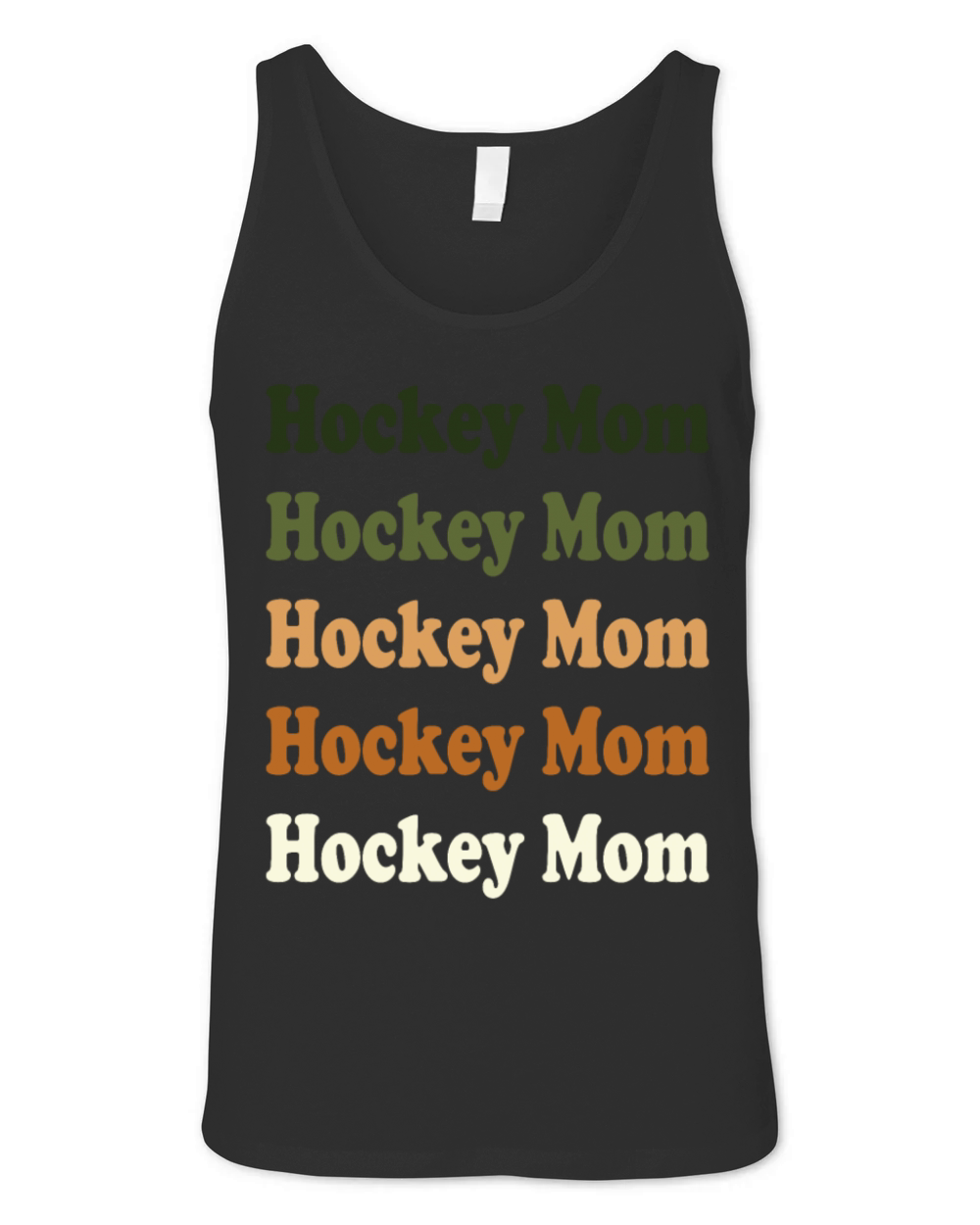Hockey Mom Repeat natural Unisex Jersey Tank