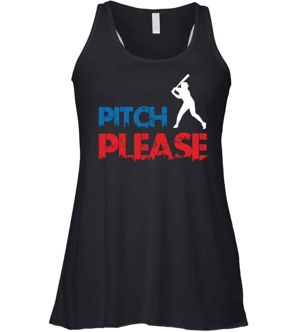 pitch baseball Women's Flowy Tank Top