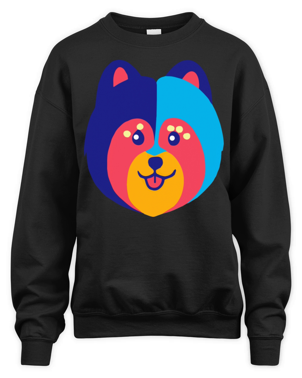 Pomeranian Blue Dog Owner Vintage Funny Pomeranian Unisex Premium Crewneck Sweatshirt