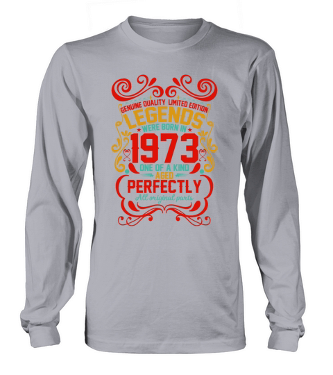 Vintage Authentic 1973 Birthday Gifts idea Long sleeved Unisex
