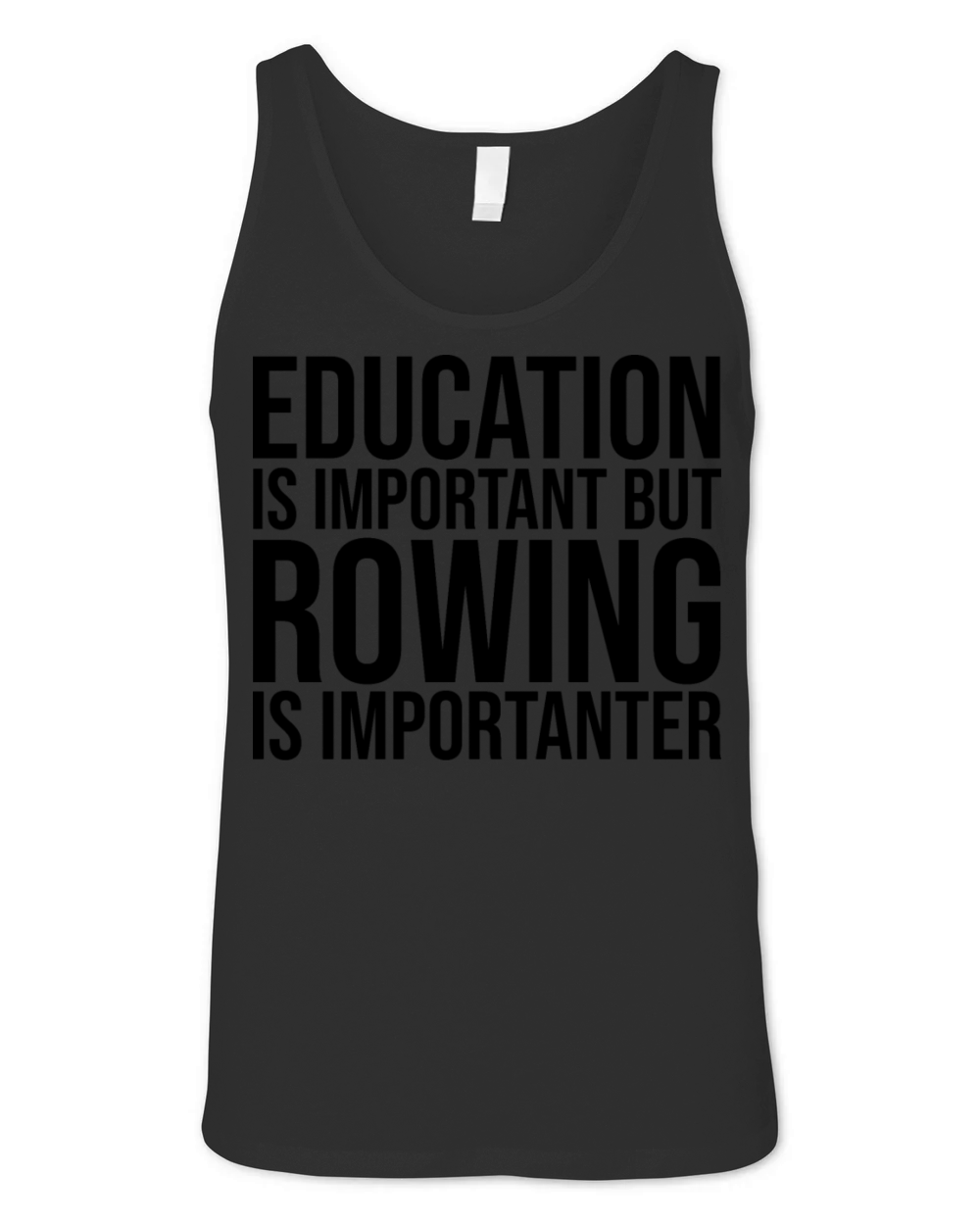 Rowing Is Importanter Unisex Jersey Tank