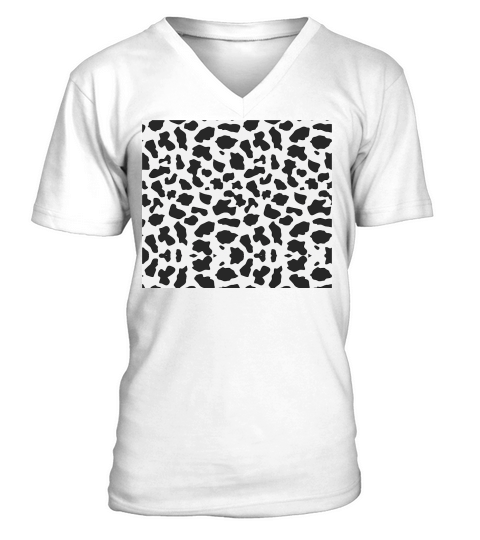 20Oz Skinny Tumbler Cow Print V-Neck T-shirt