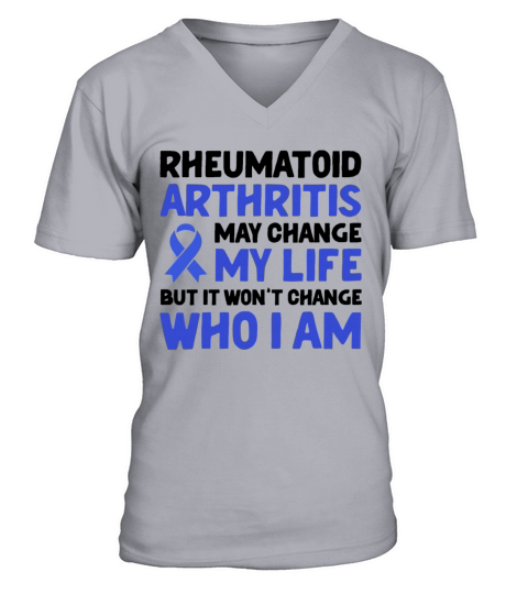 Together We Can Conquer Rheumatoid Arthritis V-Neck T-shirt