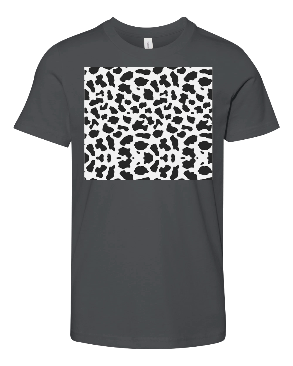 20Oz Skinny Tumbler Cow Print Youth Unisex Jersey Tee