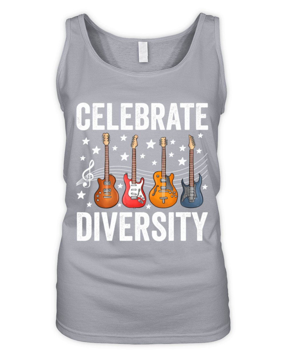 Vintage Guitar Men Guitar Player Celebrate Organic Women's Tank Top