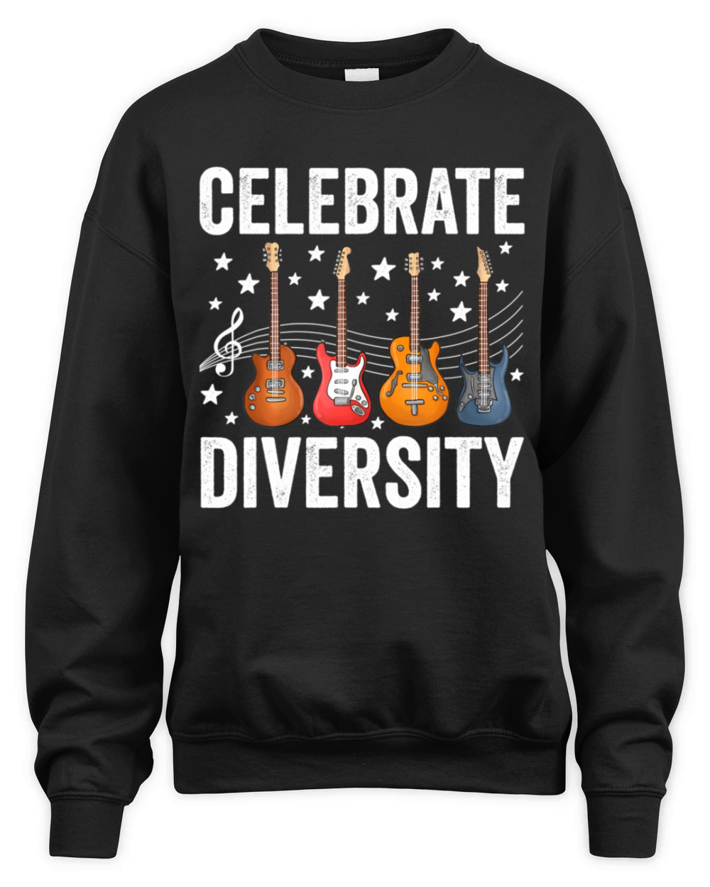 Vintage Guitar Men Guitar Player Celebrate Unisex Premium Crewneck Sweatshirt