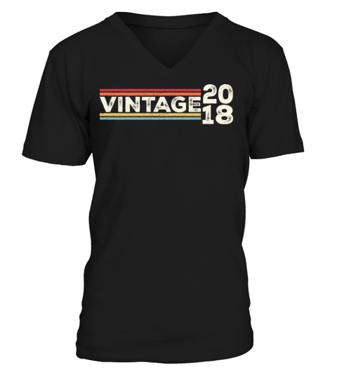 Vintage 2018 Gifts Legend for 5 Years Old - 5th V-Neck T-shirt