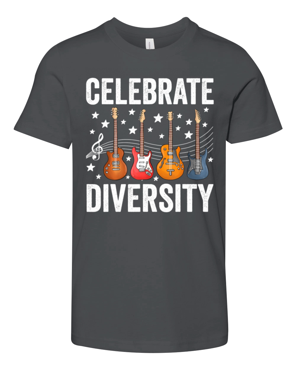 Vintage Guitar Men Guitar Player Celebrate Youth Unisex Jersey Tee