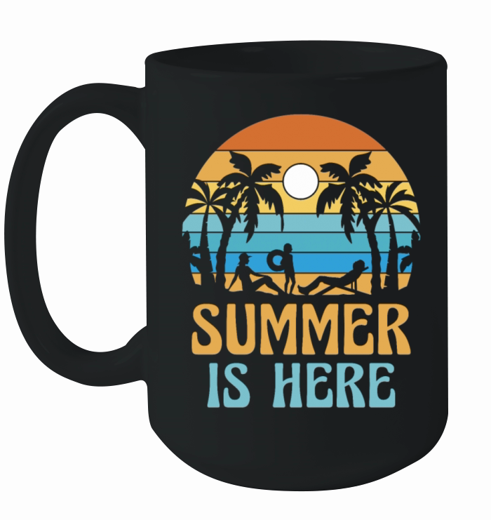 Summer Season Tropical Vacation Beach Summertime Ceramic Mug