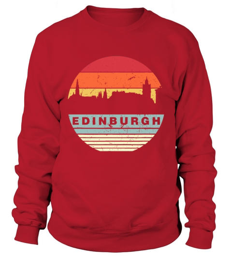 Retro Vintage Matching Family Edinburgh Sweatshirt Unisex