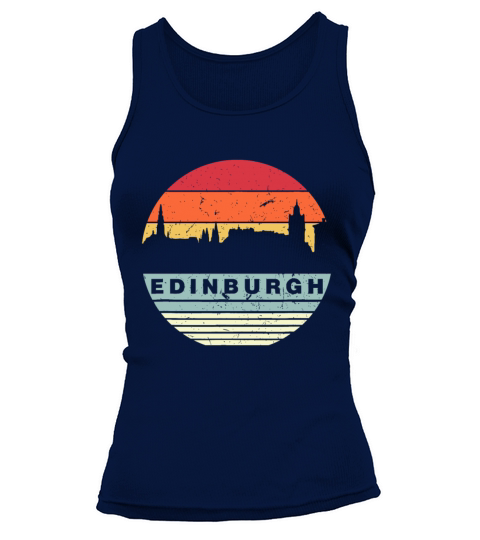 Retro Vintage Matching Family Edinburgh Tank top Woman