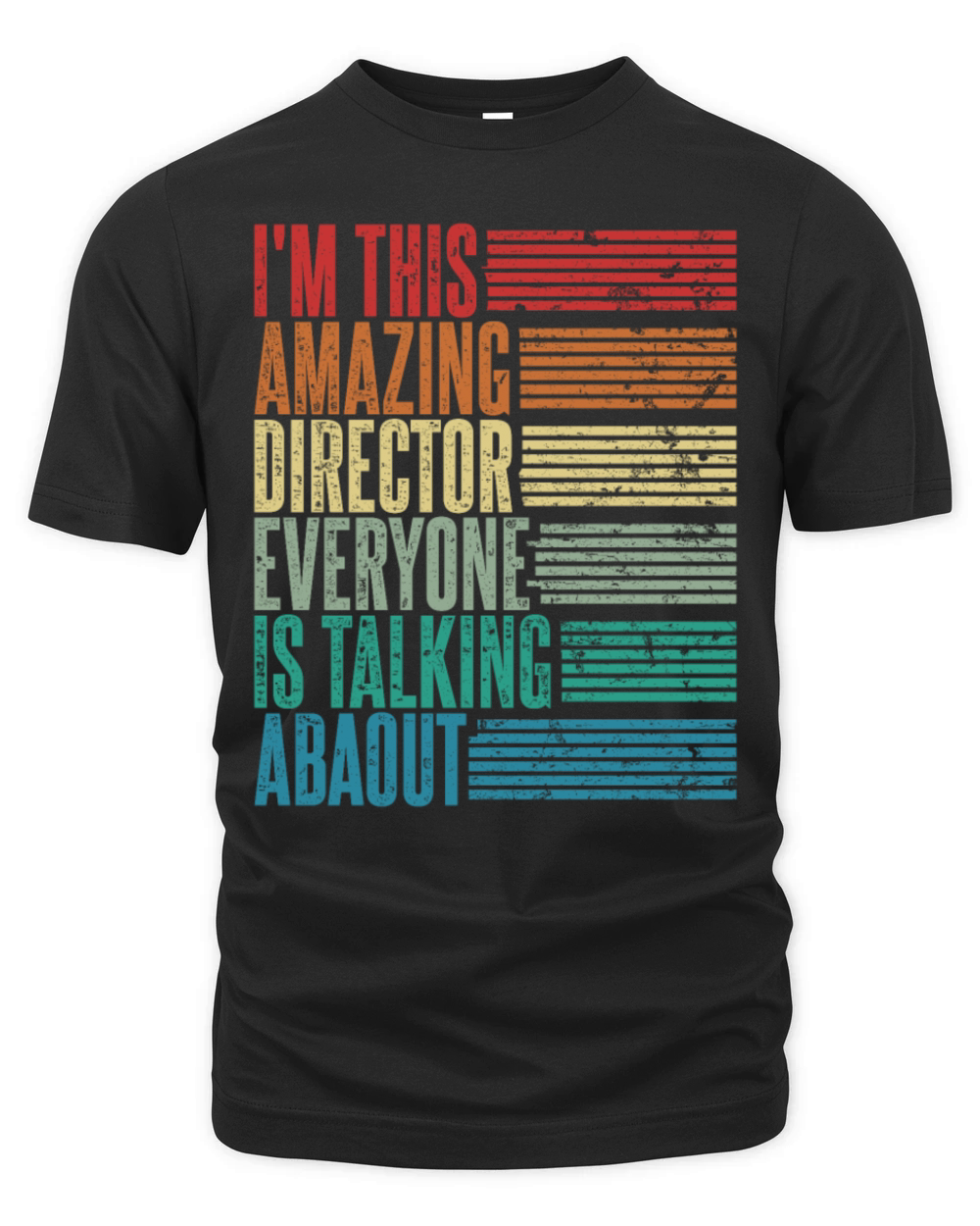 Vintage Director Profession Gift Retro Organic Unisex T-shirt