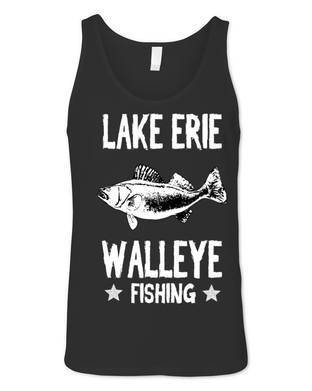 Funny Lake Erie Walleye Fishing Walleye Fishing Unisex Jersey Tank