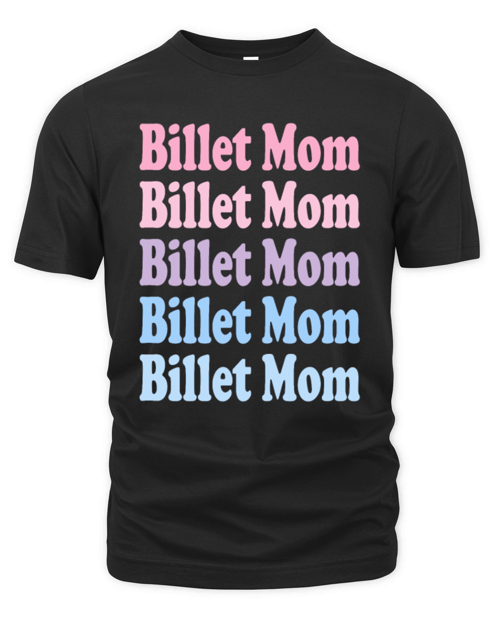 Billet Mom Repeat pastel Organic Unisex T-shirt