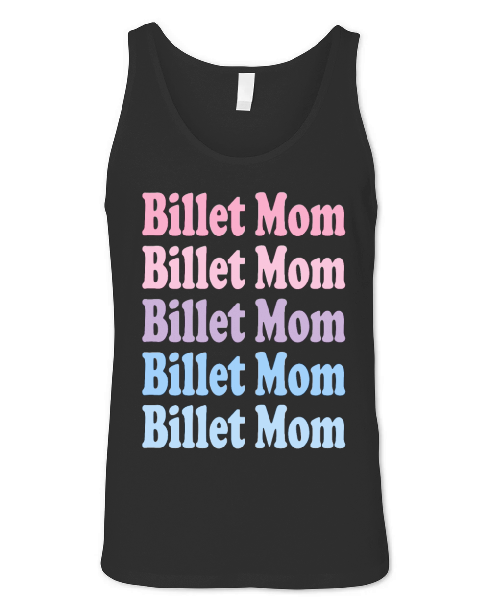 Billet Mom Repeat pastel Unisex Jersey Tank