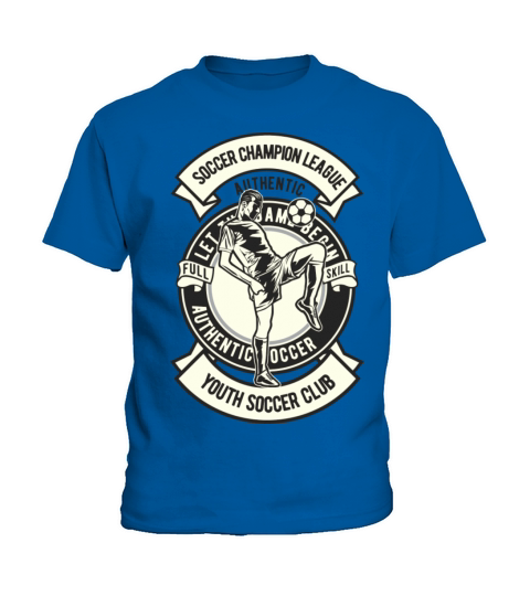 Soccer Champion League Vintage Retro Classic Kids T-Shirt
