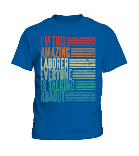 Vintage Laborer Profession Gift Retro Kids T-Shirt