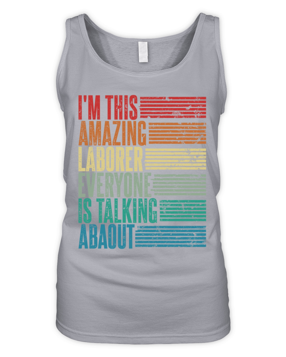 Vintage Laborer Profession Gift Retro Organic Women's Tank Top