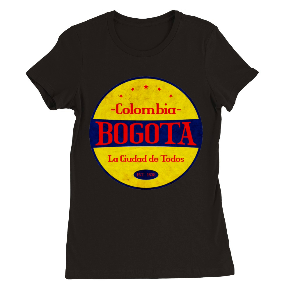 Bogota Colombia Premium Womens Crewneck T-shirt
